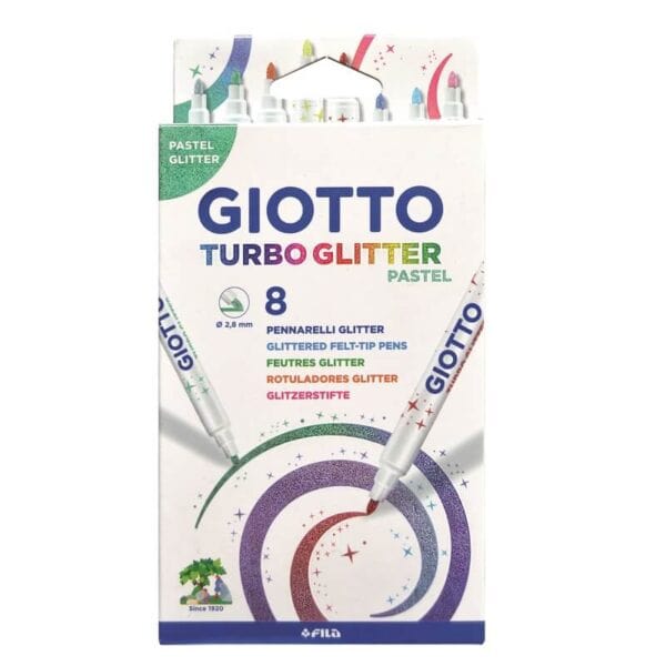 טושים עם נצנצים GIOTTO